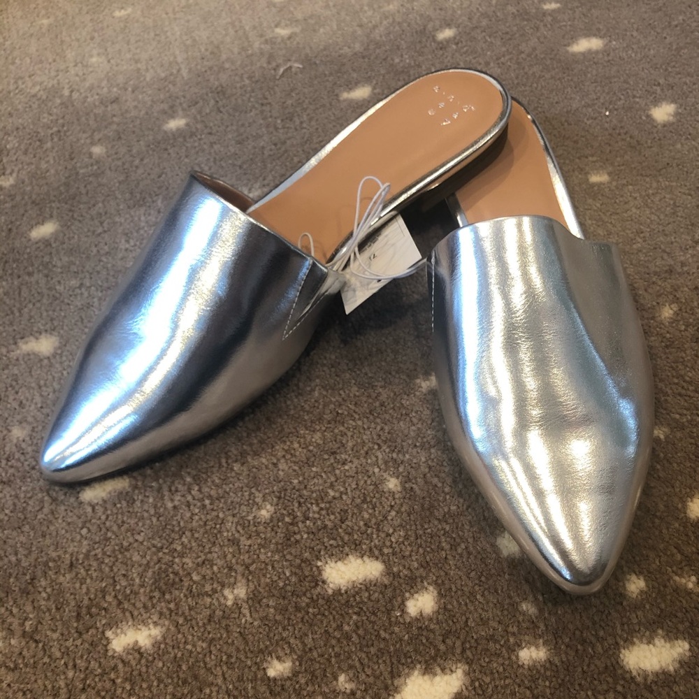 Silver Slide on Mule